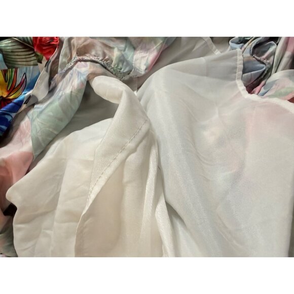 L’ atiste  Floral & Polka Dot Patchwork lined Maxi Skirt XL Feminine Cottage - Picture 11 of 11